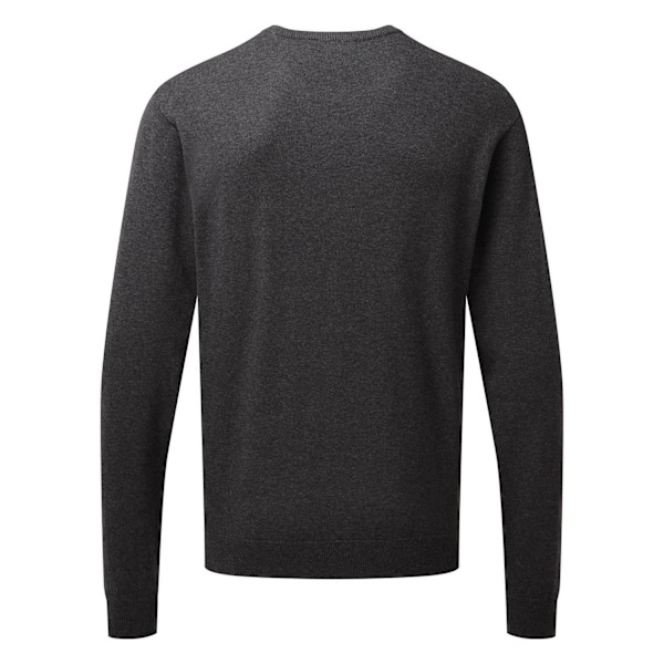 Premier Herr Stickad Bomull Crew Neck Sweatshirt 3XL Charcoal Charcoal 3XL