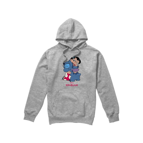 Lilo & Stitch Herr 90-tals Hug Hoodie L Sport Heather Sport Heather L