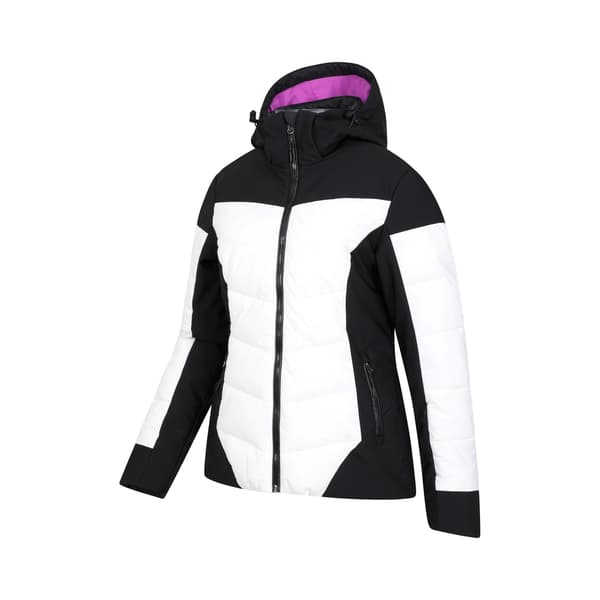 Mountain Warehouse Dam/Damer Resort RECCO Vadderad Skidjacka Black 10 UK