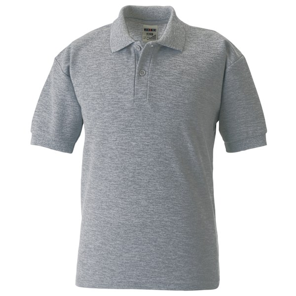 Jerzees Schoolgear Barn 65/35 Pique Poloskjorta 9-10 Ljus Light Oxford 9-10