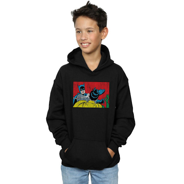 DC Comics Boys Batman Robin Slap Hoodie 7-8 år Svart Black 7-8 Years