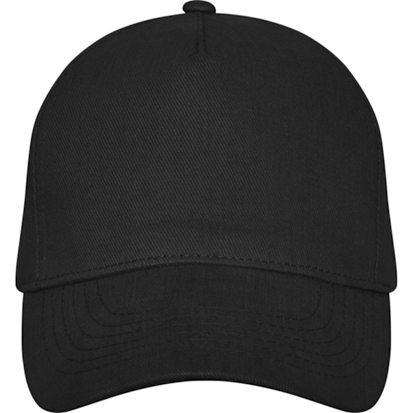 Elevate Unisex Vuxen Doyle 5-Panel Keps En Storlek Solid Svart Solid Black One Size