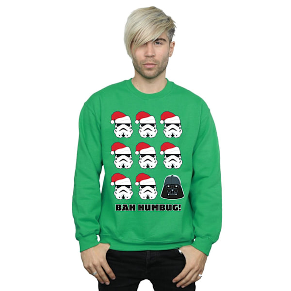 Star Wars Jul Humbug Sweatshirt M Irländsk Grön Irish Green M