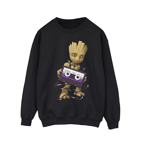 Marvel Herr Guardians Of The Galaxy Groot Cosmic Tape Sweatshirt Black 4XL