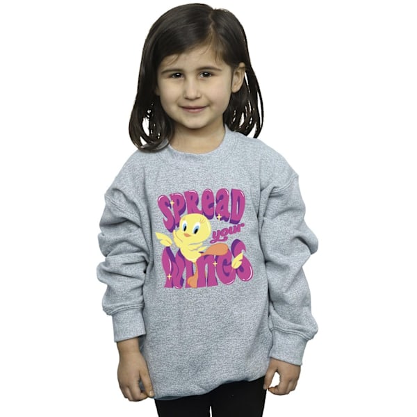 Looney Tunes Girls Tweeday Spread Your Wings Sweatshirt 3-4 år Sports Grey 3-4 Years