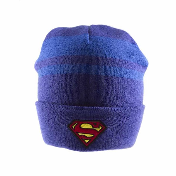 Superman Logo Beanie One Size Blå Blue One Size