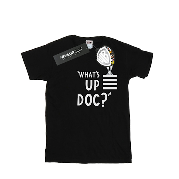 Looney Tunes herr What´s Up Doc Bugs Bunny randig bomull T-shirt Black M
