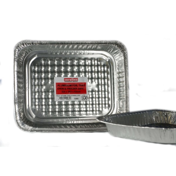 Caroline Half Steam Tray 32,4 x 26,3 x 6,5cm Silver Silver 32.4 x 26.3 x 6.5cm