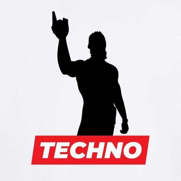 AWD Herr Techno T-shirt L Vit White L