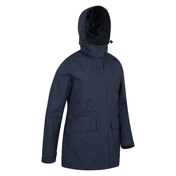 Mountain Warehouse Dam/Damer Glacial Extreme Vattentät Jacka Dark Blue 8 UK