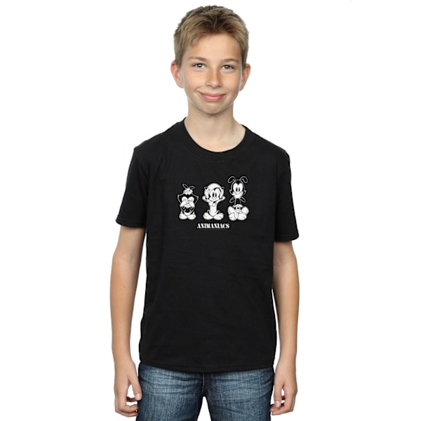 Animaniacs Boys Three Evils T-shirt 9-11 år Svart Black 9-11 Years