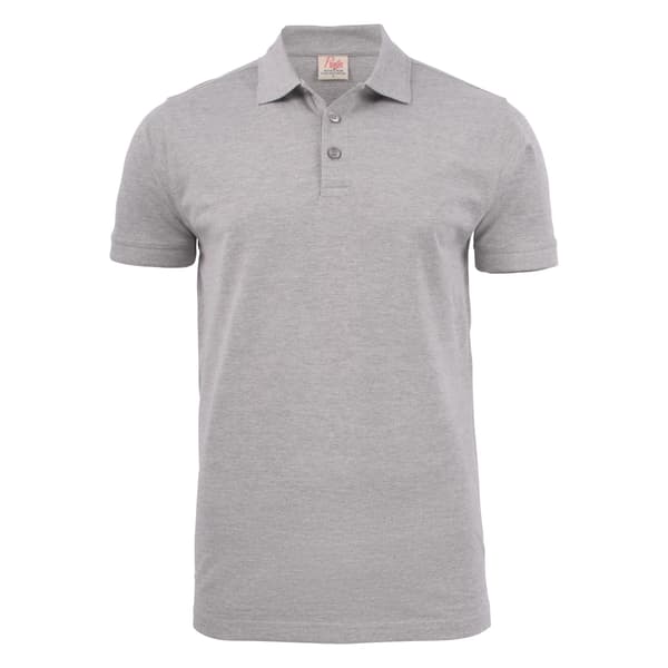 Printer Herr Surf Stretch Pikétröja 4XL Gråmelerad Grey Melange 4XL