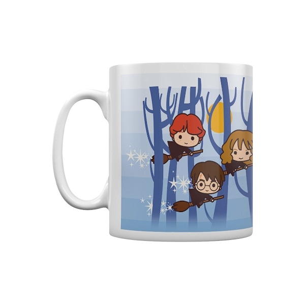 Harry Potter Flygande Chibi Mugg One Size Vit/Blå White/Blue One Size
