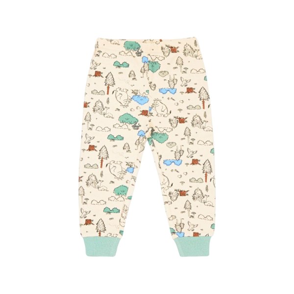 The Gruffalo Barnkläder/Barn Broderade Pyjamas Set 18-24 Månader Off White/Sea Green/Brown 18-24 Months
