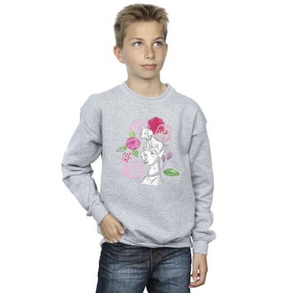 Disney Boys 101 Dalmatians Flowers Sweatshirt 3-4 år Sport Sports Grey 3-4 Years