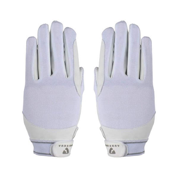Aubrion Unisex Mesh Ridhandskar XS Vit White XS