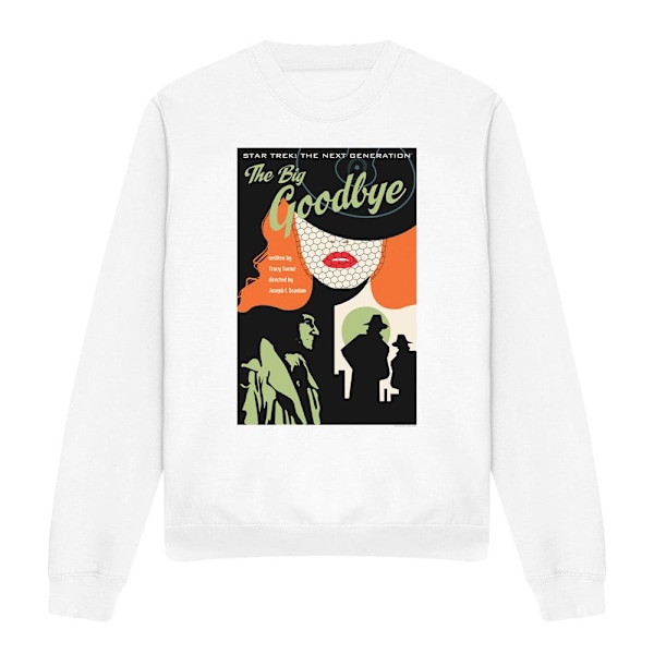Star Trek Unisex Vuxen The Next Generation Säsong 1 Avsnitt 12 White M