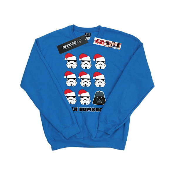 Star Wars Jul Humbug Sweatshirt M Royal Blue för män Royal Blue M