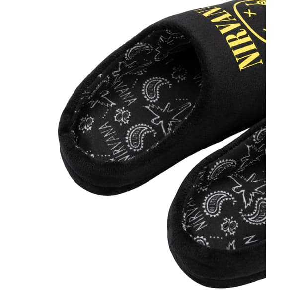 Nirvana Barn/Kids Logo Mule Tofflor 4 UK Svart Black 4 UK