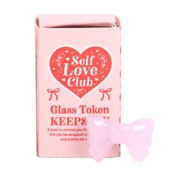 Something Different Self Love Club Glasminnessaker Set (Förpackning med Pink/Red One Size