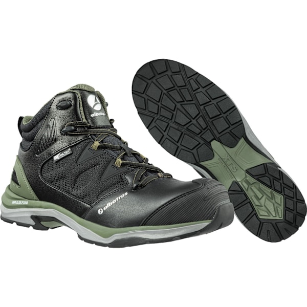 Albatros Ultratrail Ctx Mid Säkerhetskänga 12 UK Svart/Olivolja Black/Olive 12 UK