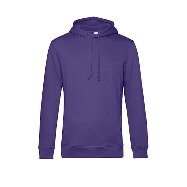 B&C Herr Organic Hoodie S Strålande Lila Radiant Purple S