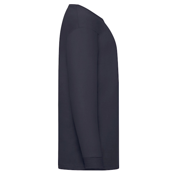 Fruit of the Loom Barn/Kids Valueweight Enkelt Långärmad Deep Navy 3-4 Years