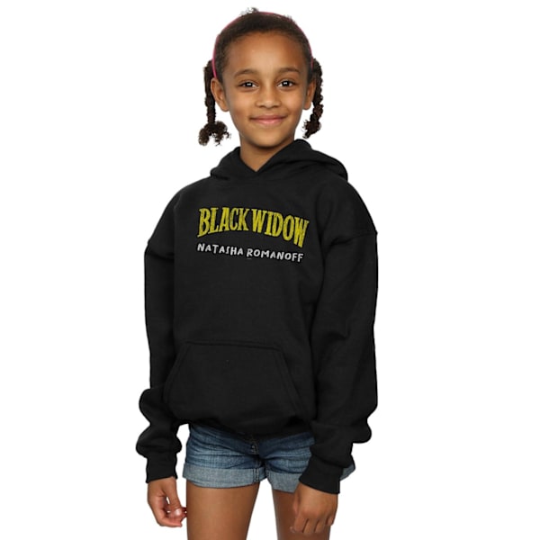 Marvel Girls Black Widow AKA Natasha Romanoff Hoodie 12-13 År Black 12-13 Years