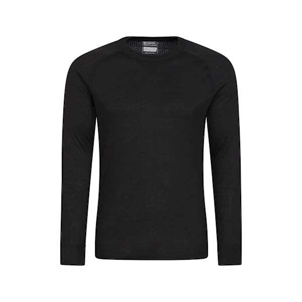 Mountain Warehouse Talus Långärmad Termo T-shirt med Rund Hals för Herr Black XL