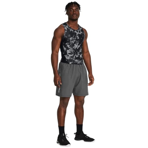 Under Armour Herr Wordmarks Vävd Tech Shorts M S Grå/Svart Grey/Black M S