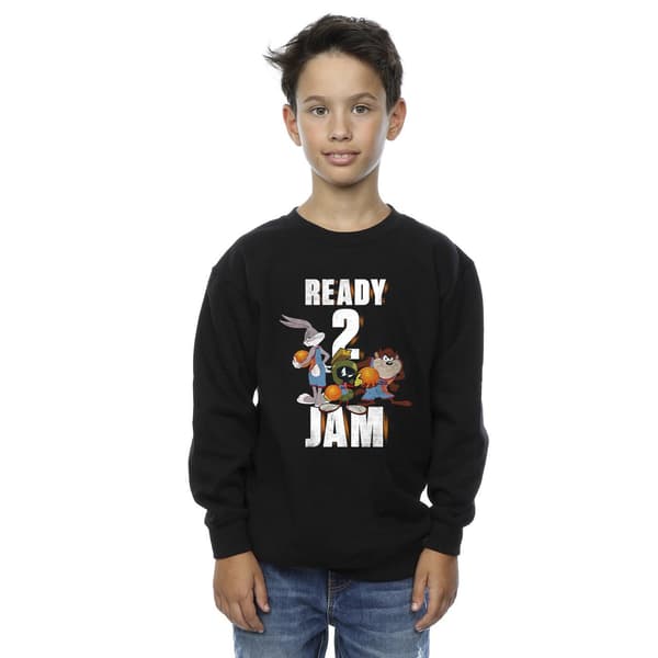 Space Jam: A New Legacy Boys Ready 2 Jam Sweatshirt 5-6 år B Black 5-6 Years