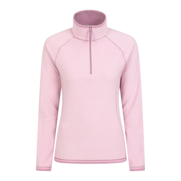 Mountain Warehouse Dam/Damer Montana Halvzip Fleece Top 18 Dark Pink 18 UK