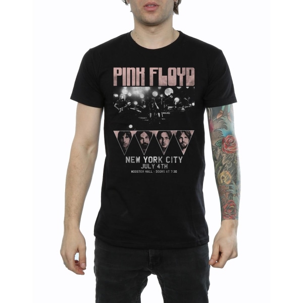 Pink Floyd Mens New York City Wooster Hall T-Shirt 3XL Svart Black 3XL