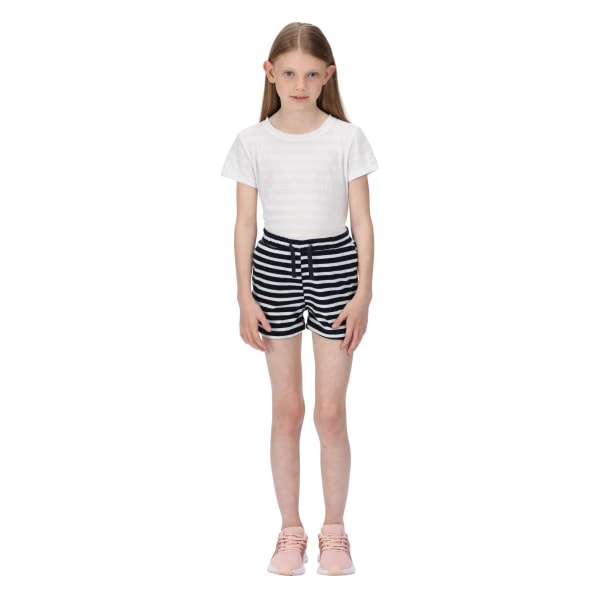 Regatta barn/barn Dayana handduksränder Casual shorts 9- Navy/White 9-10 Years