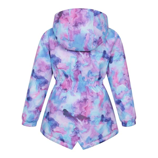 Mountain Warehouse Barn/Barn Dale Blommig Vattentät Jacka Purple 13 Years