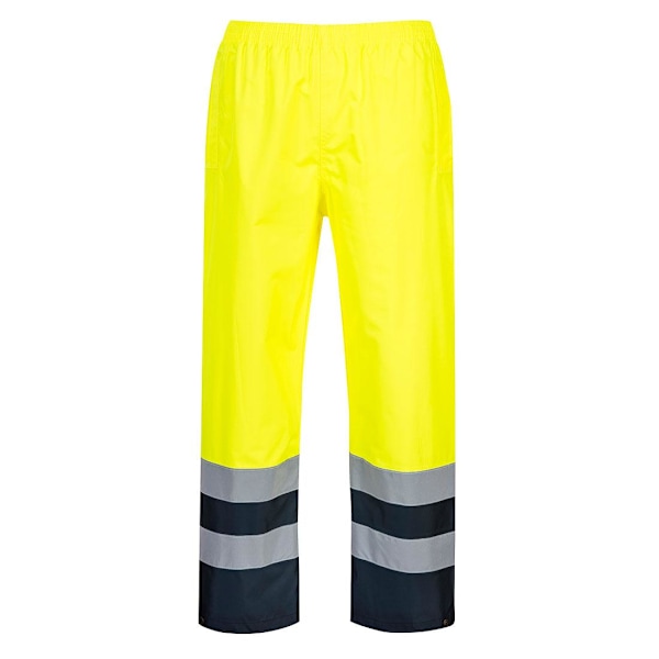 Portwest Herr Tvåfärgad Hi-Vis Trafikbyxor XXL R Gul Yellow XXL R