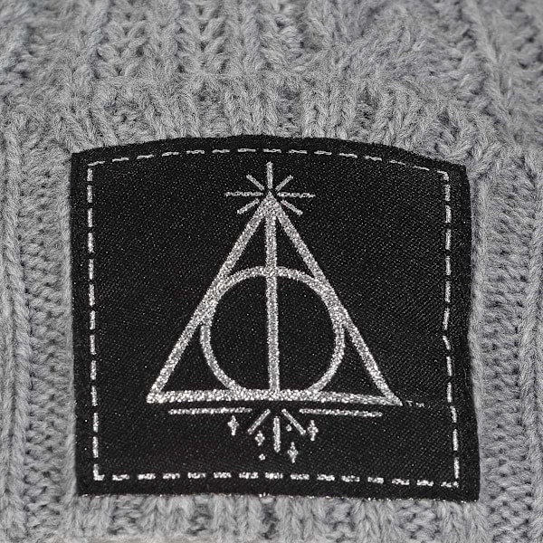 Harry Potter Unisex Vuxen Dödsreliker Mössa En Storlek Grå Grey One Size