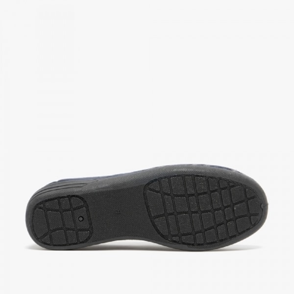 Zedzzz herr Harley Check filt manschett tofflor 11 UK marinblå/C Navy Blue/Check 11 UK