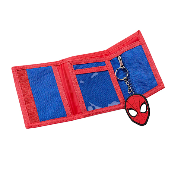 Spider-Man Thwip Plånbok med Kardborreknäppning Set One Size Flerfärgad Multicoloured One Size