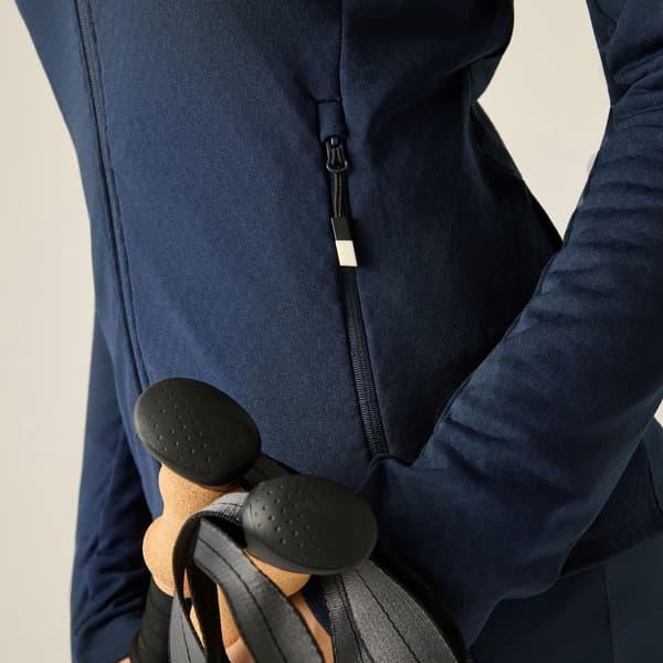 Dare 2B Dam Ventura Stretch Hooded Midlayer 10 UK Marinblå Navy 10 UK