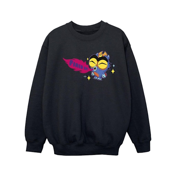 Disney Girls Big Hero 6 Baymax Fred Fired Up Sweatshirt 3-4 år Black 3-4 Years