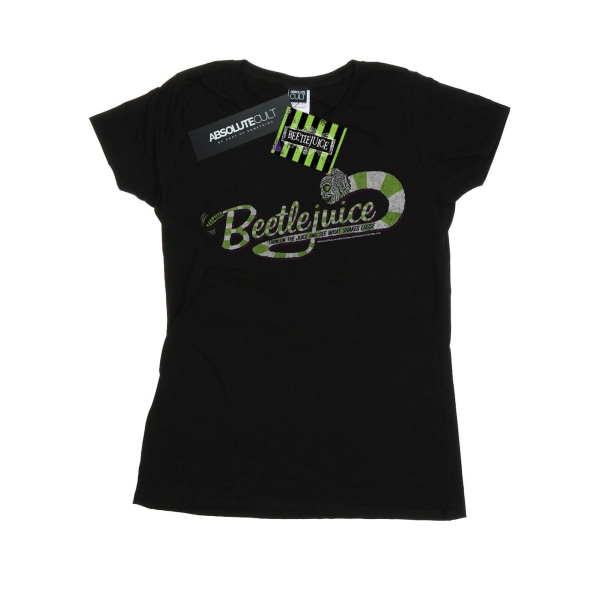 Beetlejuice Sandworm Dam/Dam Alt Logo T-shirt bomull XL B Black XL