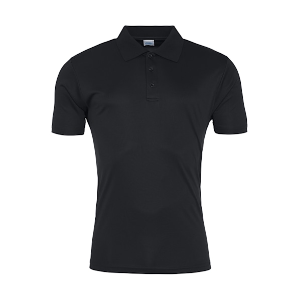 AWDis Cool Unisex Adult Cool Smooth Polo Shirt 3XL Jet Black Jet Black 3XL