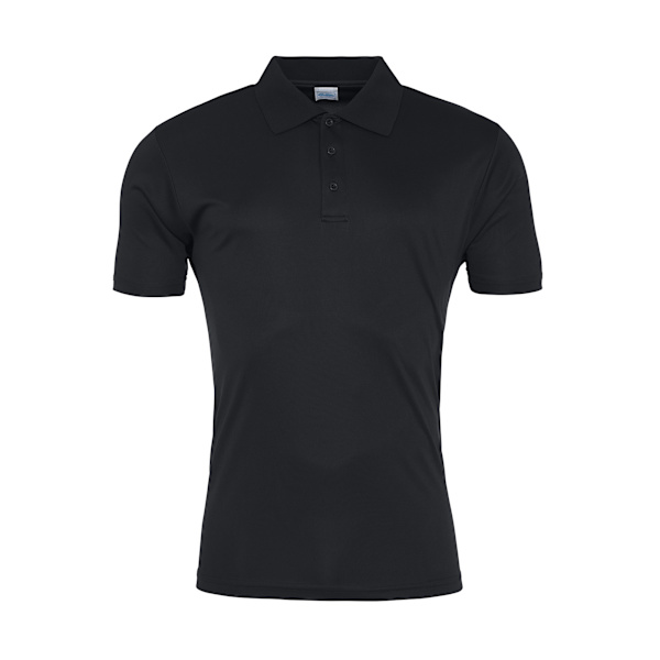 AWDis Cool Unisex Adult Cool Smooth Polo Shirt S Jet Black Jet Black S