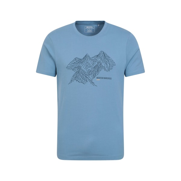 Mountain Warehouse Herr Tonal Organic T-Shirt 3XL Blå Blue 3XL