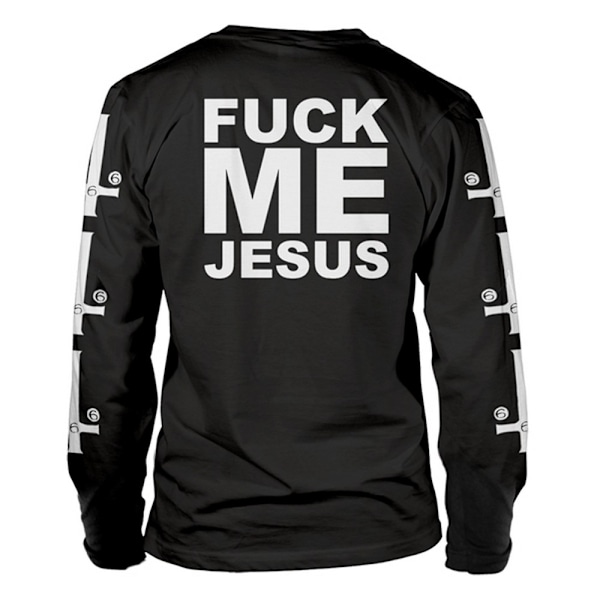 Marduk Unisex Adult Fuck Me Jesus Långärmad T-shirt S Svart Black S