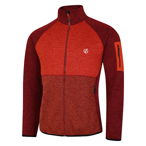 Dare 2B Torrek Fleece Top för män M Syrah Röd/Kanel Syrah Red/Cinnamon M