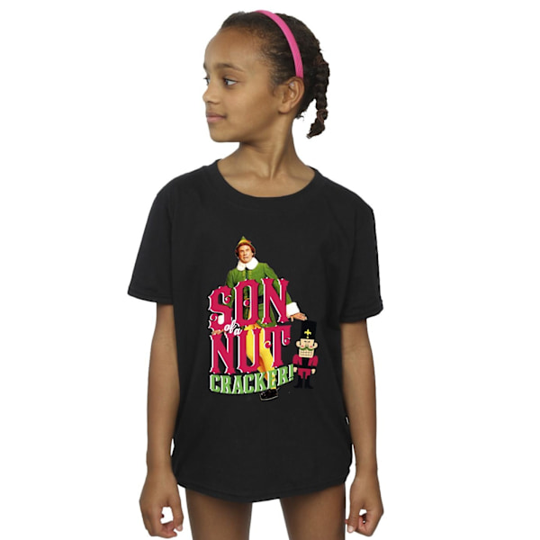 Elf Girls Son Of A Nutcracker Bomull T-shirt 7-8 år Svart Black 7-8 Years