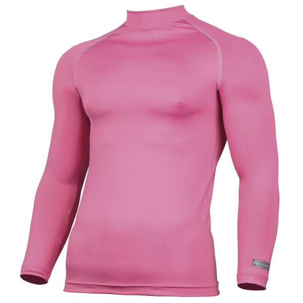 Rhino Mens Thermal Underwear Long Sleeve Base Layer Vest Top S/ Heather Grey S/M