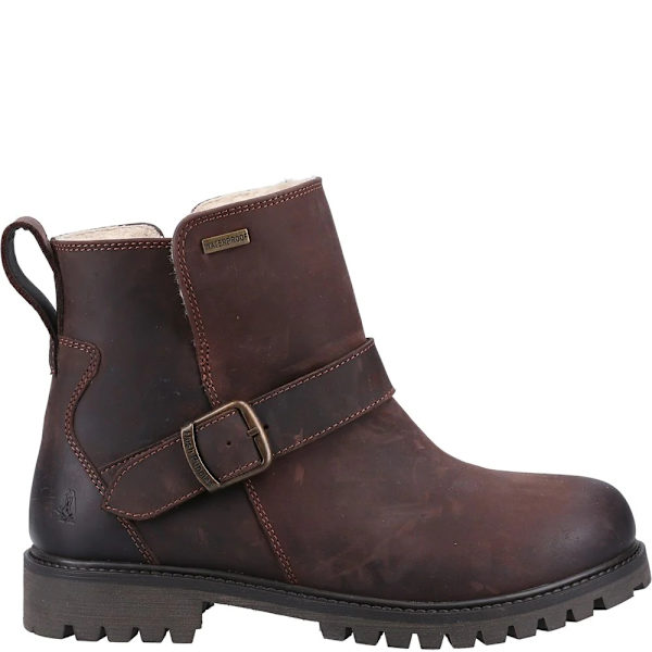 Hush Puppies Girls Mini Wakely Läderstövlar 11 UK Barn Brun Brown 11 UK Child